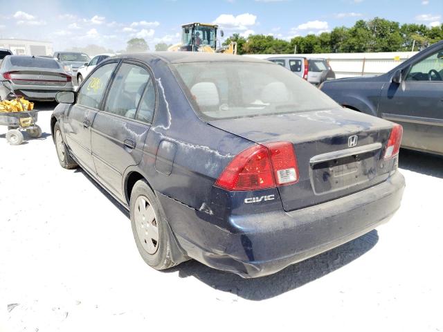 Photo 3 from auction – 2003 HONDA CIVIC LX with VIN 2HGES15583H543530