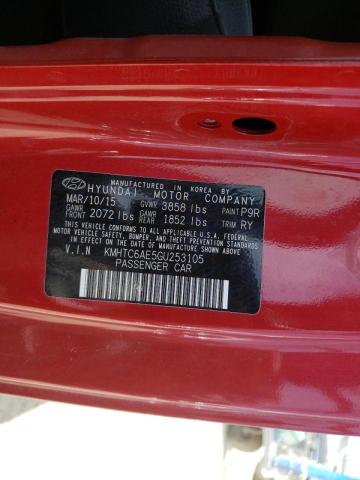 Photo 10 from auction – 2016 HYUNDAI VELOSTER T with VIN KMHTC6AE5GU253105