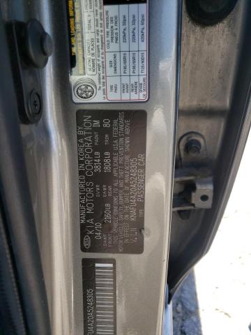 Photo 10 from auction – 2010 KIA FORTE EX with VIN KNAFU4A20A5248305