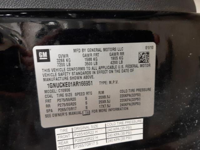 Photo 10 from auction – 2010 CHEVROLET SUBURBAN C with VIN 1GNUCKE01AR166951