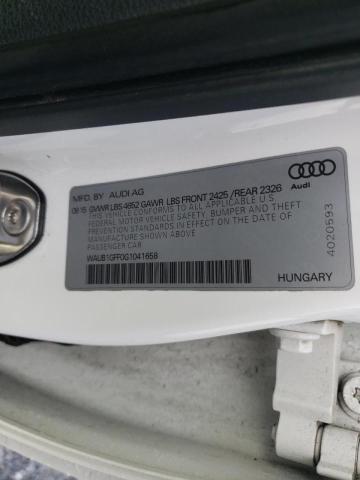 Photo 10 from auction – 2016 AUDI S3 PREMIUM with VIN WAUB1GFF0G1041658
