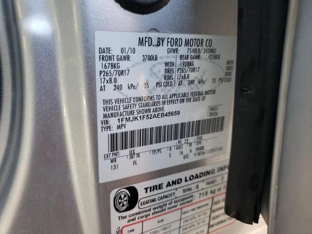 Photo 10 from auction – 2010 FORD EXPEDITION with VIN 1FMJK1F52AEB45659