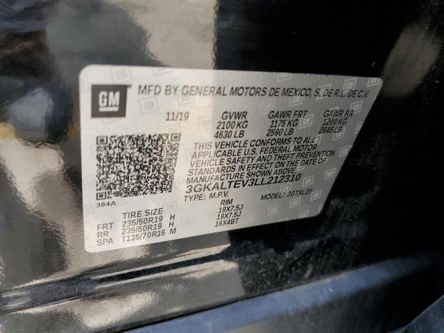 Photo 10 from auction – 2020 GMC TERRAIN SL with VIN 3GKALTEV3LL212310