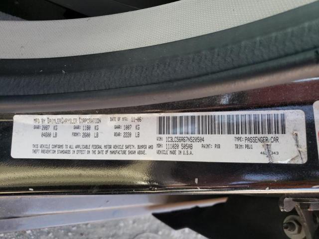 Photo 10 from auction – 2007 CHRYSLER SEBRING with VIN 1C3LC56R67N520504