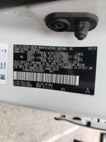 Photo 10 from auction – 2011 TOYOTA SIENNA XLE with VIN 5TDDK3DC5BS022822
