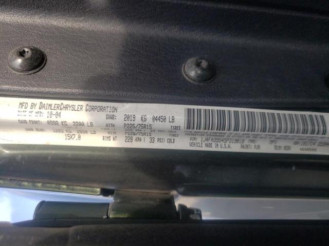 Photo 10 from auction – 2005 JEEP WRANGLER X with VIN 1J4FA39S45P319018