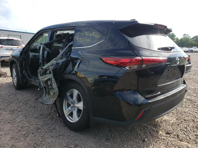 Photo 3 from auction – 2021 TOYOTA HIGHLANDER with VIN 5TDBZRBH2MS153701