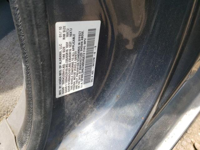 Photo 10 from auction – 2010 HONDA ODYSSEY EX with VIN 5FNRL3H67AB046873