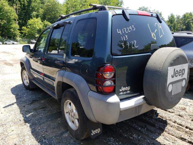 Photo 3 from auction – 2005 JEEP LIBERTY SP with VIN 1J4GL48K45W700041