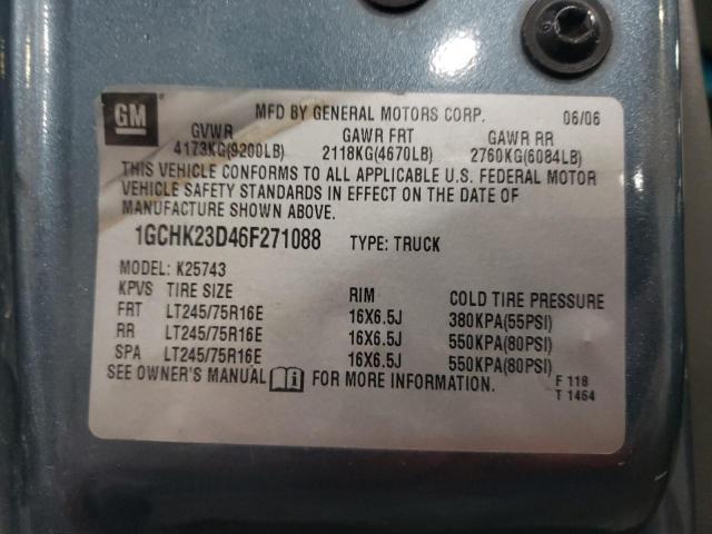 Photo 10 from auction – 2006 CHEVROLET silverado with VIN 1GCHK23D46F271088