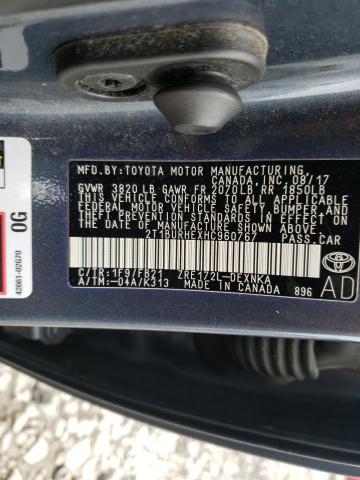 Photo 10 from auction – 2017 TOYOTA COROLLA L with VIN 2T1BURHEXHC960767