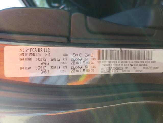 Photo 10 from auction – 2017 JEEP GRAND CHER with VIN 1C4RJFJG1HC809150