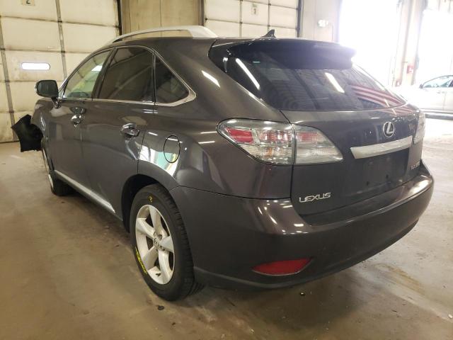 Photo 3 from auction – 2010 LEXUS RX 350 with VIN 2T2BK1BA4AC037991