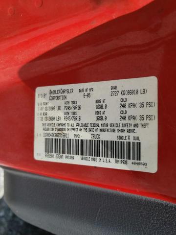Photo 10 from auction – 2006 DODGE DAKOTA SLT with VIN 1D7HE42K06S516811