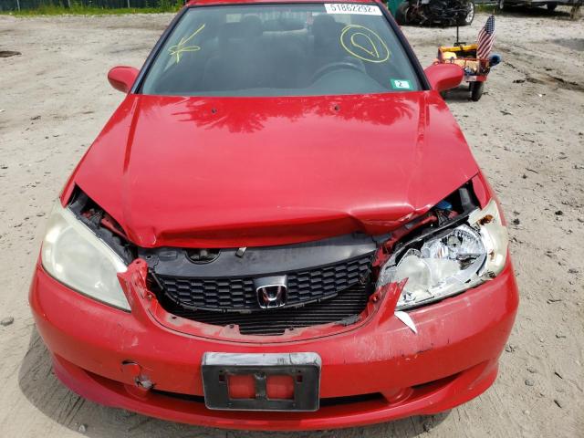 Photo 7 from auction – 2005 HONDA CIVIC EX with VIN 1HGEM22965L021069