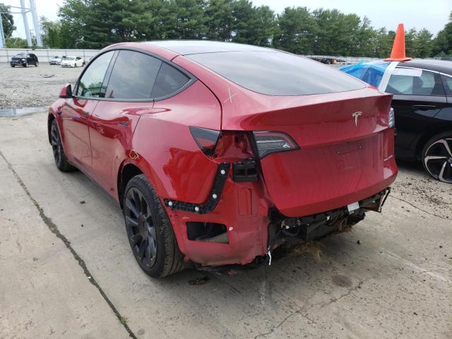 Photo 3 from auction – 2021 TESLA MODEL Y with VIN 5YJYGDEE2MF072318