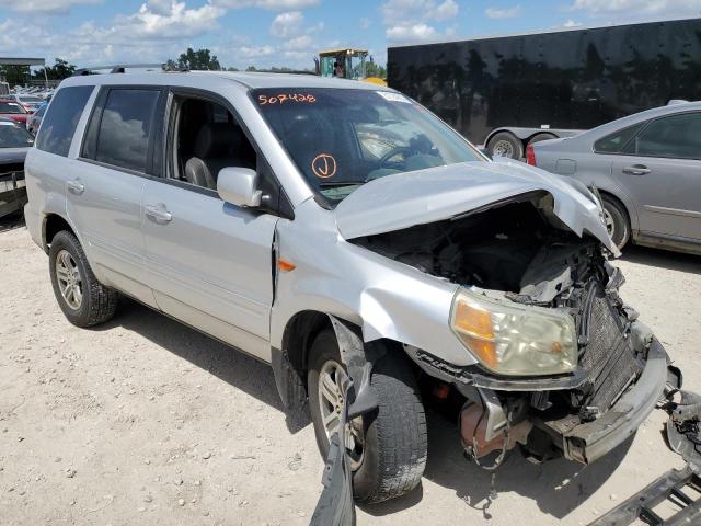 HONDA PILOT EX 2006 with VIN 2HKYF18626H507428 - Photo from auction