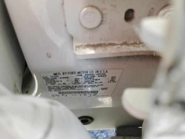 Photo 10 from auction – 2004 FORD F250 SUPER with VIN 1FTNW20L04EB19699