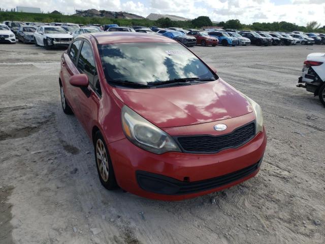 KIA RIO LX 2014 with VIN KNADM4A37E6355299 - Photo from auction