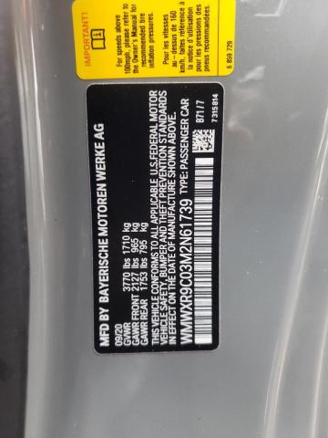 Photo 10 from auction – 2021 MINI COOPER JOH with VIN WMWXR9C03M2N61739