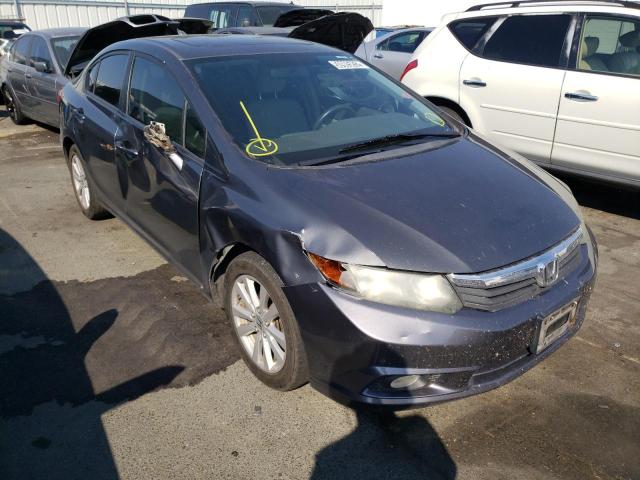 HONDA CIVIC EX 2012 مع رقم تعريف المركبة 2HGFB2F82CH525401 - صورة من المزاد
