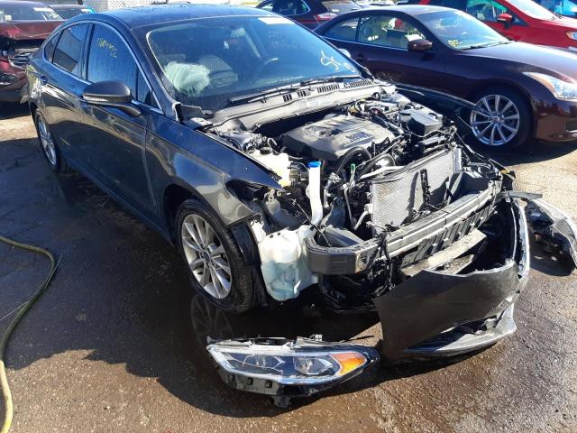 FORD FUSION SE 2017 with VIN 3FA6P0HD8HR366349 - Photo from auction