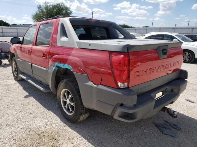 Photo 3 from auction – 2002 CHEVROLET AVALANCHE with VIN 3GNEK13T42G150985