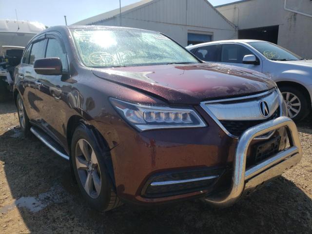 ACURA MDX 2016 with VIN 5FRYD4H23GB034500 - Photo from auction