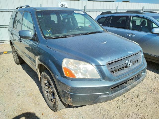 HONDA PILOT EX 2005 with VIN 2HKYF18445H540539 - Photo from auction