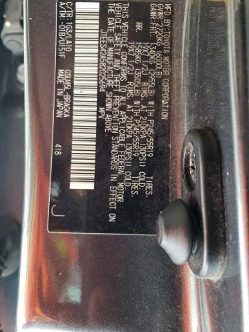 Photo 10 from auction – 2008 TOYOTA HIGHLANDER with VIN JTEES42A582025694