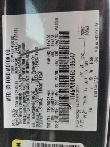Photo 10 from auction – 2016 FORD FUSION SE with VIN 1FA6P0HD4G5106547