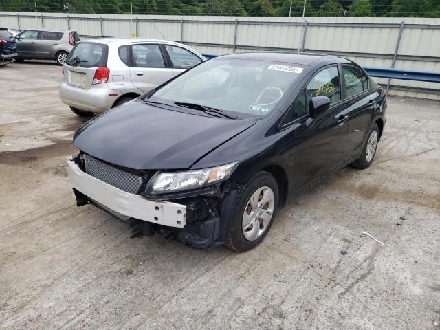 Photo 2 from auction – 2014 HONDA CIVIC LX with VIN 2HGFB2F58EH544706