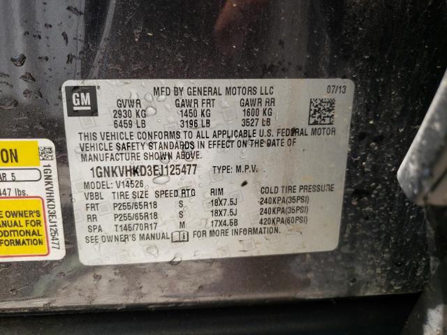 Photo 10 from auction – 2014 CHEVROLET TRAVERSE L with VIN 1GNKVHKD3EJ125477