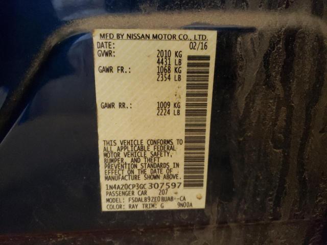 Photo 10 from auction – 2016 NISSAN LEAF S with VIN 1N4AZ0CP3GC307597