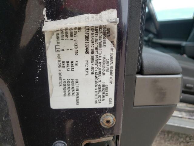Photo 10 from auction – 2006 PONTIAC TORRENT with VIN 2CKDL73F366109448