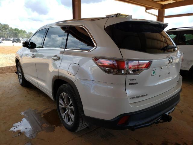 Photo 3 from auction – 2015 TOYOTA HIGHLANDER with VIN 5TDKKRFH2FS091489