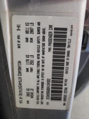 Photo 10 from auction – 2002 CHRYSLER CONCORDE L with VIN 2C3AD56G82H124322