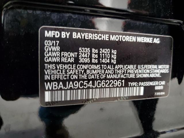 Photo 10 from auction – 2018 BMW 530E with VIN WBAJA9C54JG622961