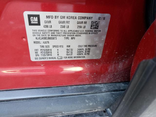 Photo 10 from auction – 2018 BUICK ENCORE PRE with VIN KL4CJASB2JB655873