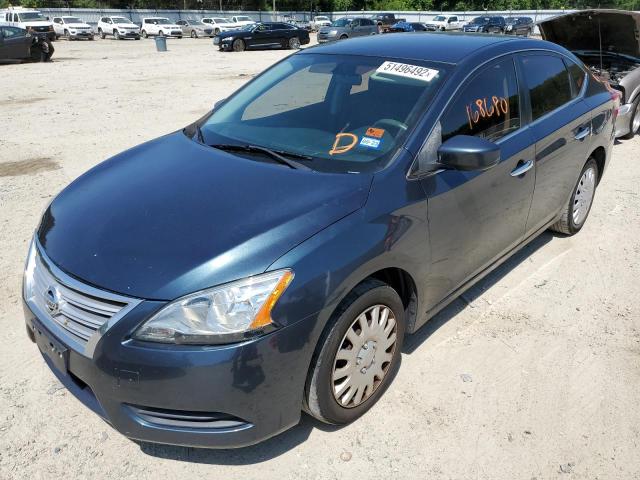 Photo 2 from auction – 2014 NISSAN SENTRA S with VIN 3N1AB7AP4EL683322