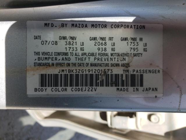 Photo 10 from auction – 2009 MAZDA 3 I with VIN JM1BK32G191201573