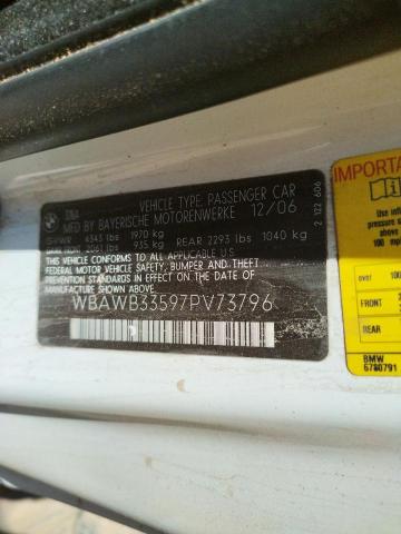 Photo 10 from auction – 2007 BMW 328 I with VIN WBAWB33597PV73796