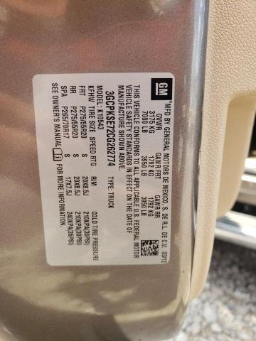 Photo 10 from auction – 2012 CHEVROLET SILVERADO with VIN 3GCPKSE72CG262774