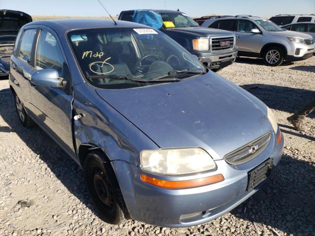 CHEVROLET AVEO BASE 2007 with VIN KL1TD66617B734006 - Photo from auction