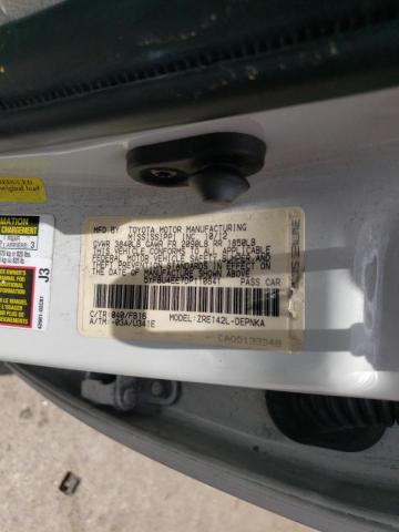 Photo 10 from auction – 2013 TOYOTA COROLLA BA with VIN 5YFBU4EE7DP110841