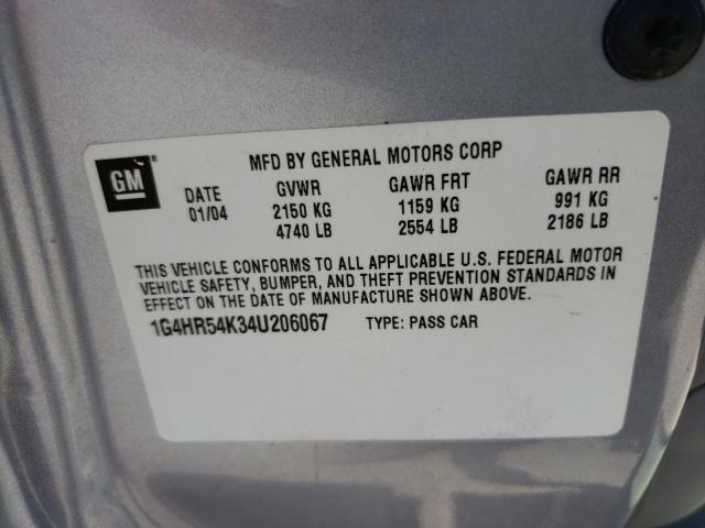 Photo 10 from auction – 2004 BUICK LESABRE LI with VIN 1G4HR54K34U206067