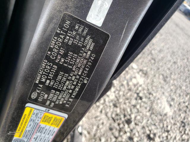 Photo 10 from auction – 2012 KIA SEDONA LX with VIN KNDMG4C71C6479740