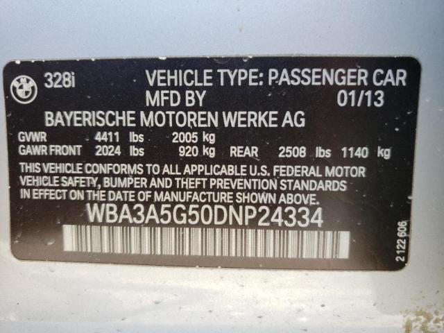 Zdjęcie 10 z aukcji – 2013 BMW 328 I z VIN WBA3A5G50DNP24334