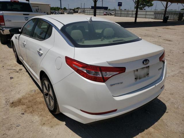 Photo 3 from auction – 2013 KIA OPTIMA HYB with VIN KNAGM4AD8D5047634