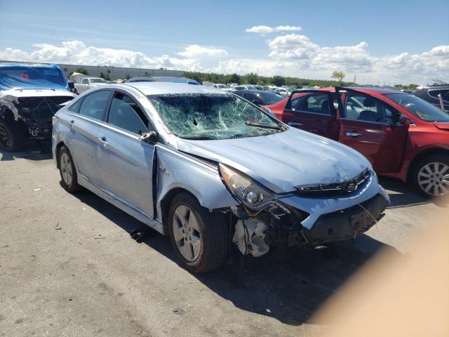 HYUNDAI SONATA HYB 2011 with VIN KMHEC4A45BA004740 - Photo from auction